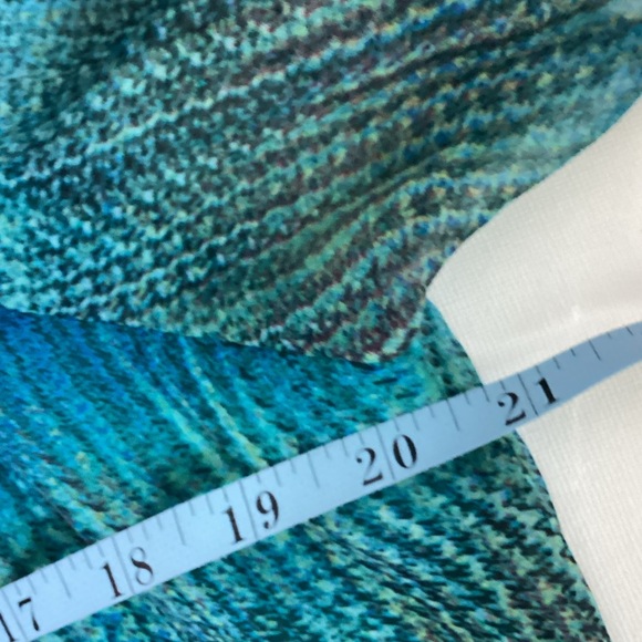 Roz & Ali Teal and Blue Blouse - Picture 8 of 11